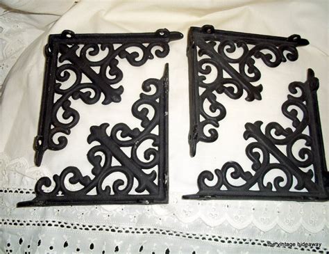 wrought iron corner brackets